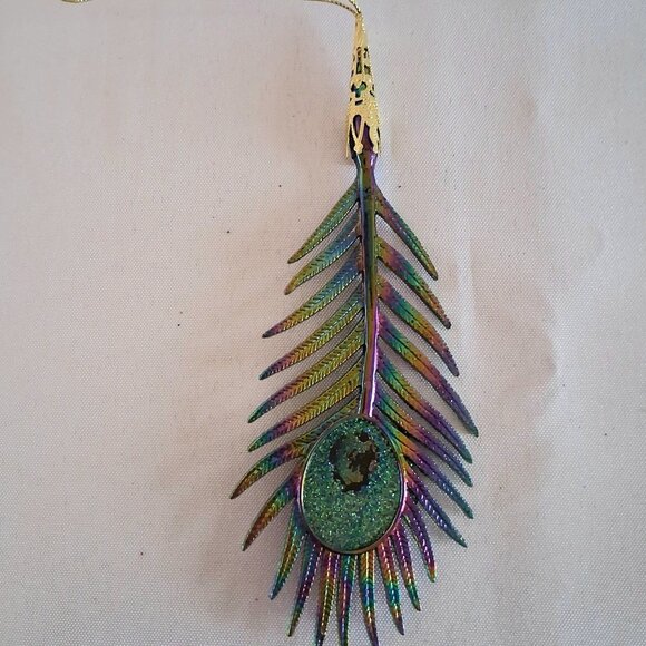 Lot of 3 Blue/Green Glitter Ornaments - Picture 7 of 10